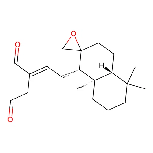 8,17-Epoxylabd-12-ene-15,16-dial structure