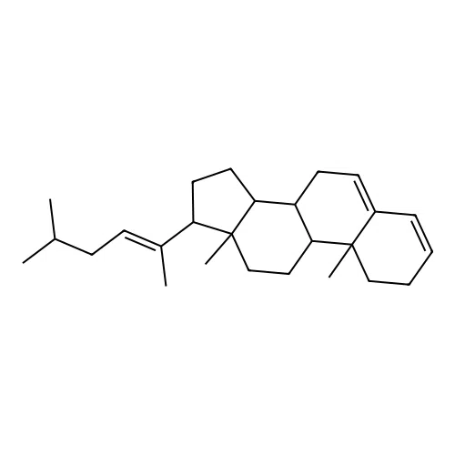 26,27-Dinorergosta-3,5,22-triene, (22E)- structure