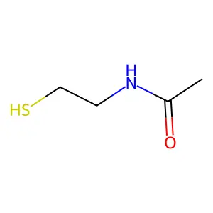 Acetylcysteamine structure