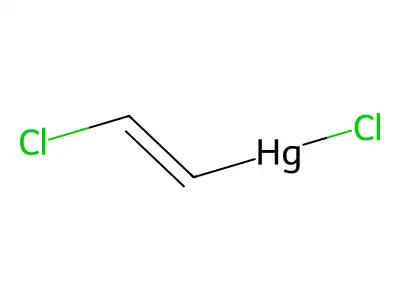 Chloro(2-chloroethenyl)mercury structure