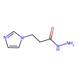3-(1H-imidazol-1-yl)propanehydrazide structure