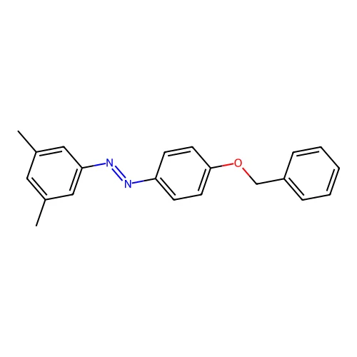 3,5-Dimethyl-4-benzyloxyazobenzene structure