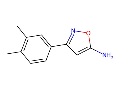 3-(3,4-Dimethylphenyl)-1,2-oxazol-5-amine structure