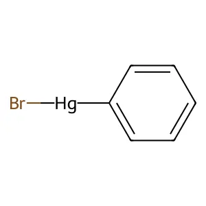 Phenyl mercuric bromide structure