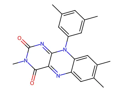 10-(3',5'-Dimethylphenyl)-3-methylflavin structure