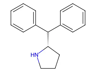 2-(Diphenylmethyl)pyrrolidine structure
