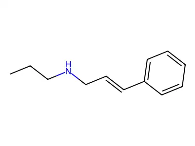 3-phenyl-N-propylprop-2-en-1-amine structure