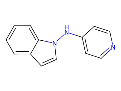 N-(4-pyridinyl)-1H-indol-1-amine structure