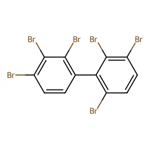 2,2',3,3',4,6'-Hexabromobiphenyl structure