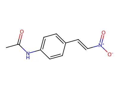 N-[4-[(E)-2-nitroethenyl]phenyl]acetamide structure