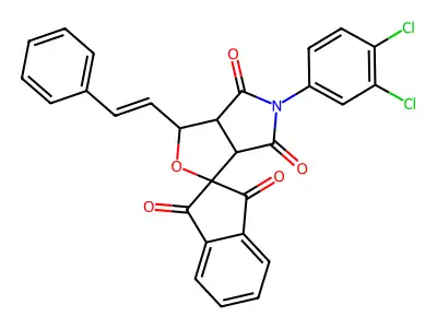 C28H17Cl2NO5 structure