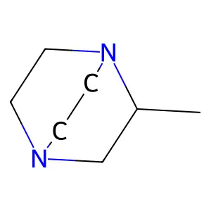 1,4-Diazabicyclo(2.2.2)octane, 2-methyl- structure