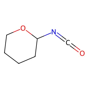 tetrahydro-2-isocyanato-2H-pyran structure