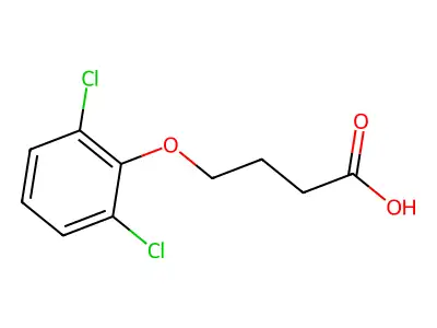 4-(2,6-dichlorophenoxy)butanoic Acid structure