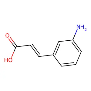 3-(3-Aminophenyl)prop-2-enoic acid structure
