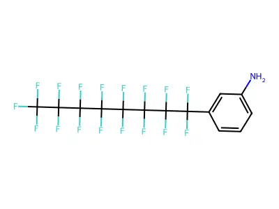 3-(Heptadecafluorooctyl)aniline structure