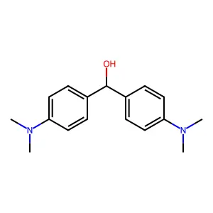 4,4'-Bis(dimethylamino)benzhydrol structure