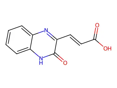 3-(3-Hydroxyquinoxalin-2-yl)acrylic acid structure