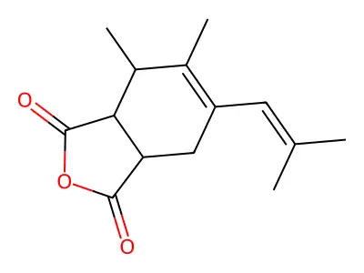 4,5-dimethyl-6-(2-methylprop-1-en-1-yl)-3a,4,7,7a-tetrahydroisobenzofuran-1,3-dione structure