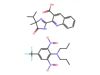 Trifluralin-Imazaquin mixt. structure