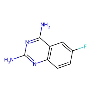 6-Fluoroquinazoline-2,4-diamine structure