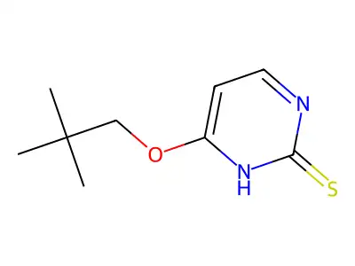 4-Neopentyloxypyrimidine-2-thiol structure