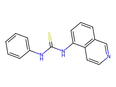 Thiourea, N-5-isoquinolinyl-N'-phenyl- structure