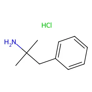 Phentermine Hydrochloride structure