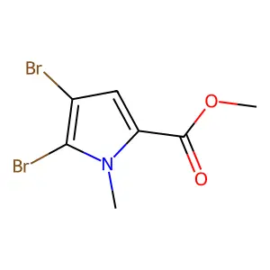 Methyl 4,5-Dibromo-1-Methylpyrrole-2-Carboxylate structure