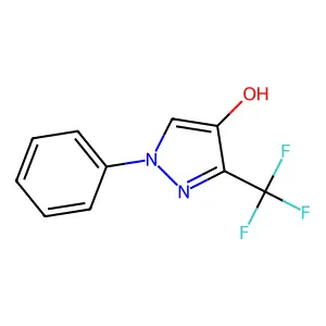 1-phenyl-3-(trifluoromethyl)-1H-pyrazol-4-ol structure