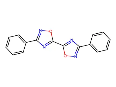 5,5'-Bi-1,2,4-oxadiazole, 3,3'-diphenyl- structure