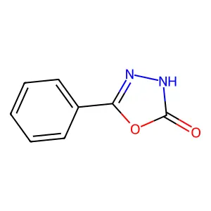 delta(sup 2)-1,3,4-Oxadiazolin-5-one, 2-phenyl- structure