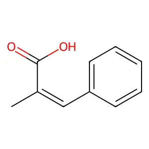 2-Methyl-3-phenylprop-2-enoic acid structure