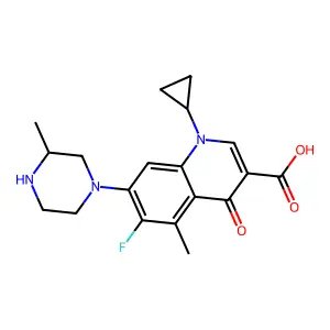 Grepafloxacin structure