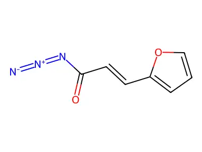 3-(Furan-2-yl)-acryloyl azide structure