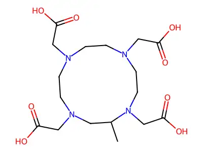 1,4,7,10-Tetraazacyclododecane-1,4,7,10-tetraacetic acid, 2-methyl- structure