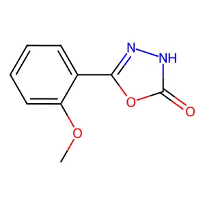 5-(2-Methoxyphenyl)-1,3,4-oxadiazol-2-ol structure