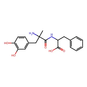 Methyldopa-phenylalanine structure