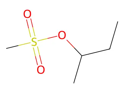 1-Methylpropyl methanesulfonate structure
