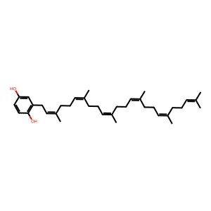 Hexaprenylhydroquinone structure