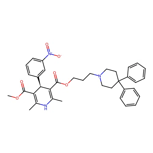 (+)-Niguldipine structure