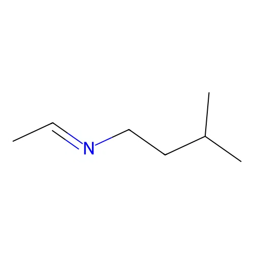 Butanamine, 3-methyl-N-ethylidene structure