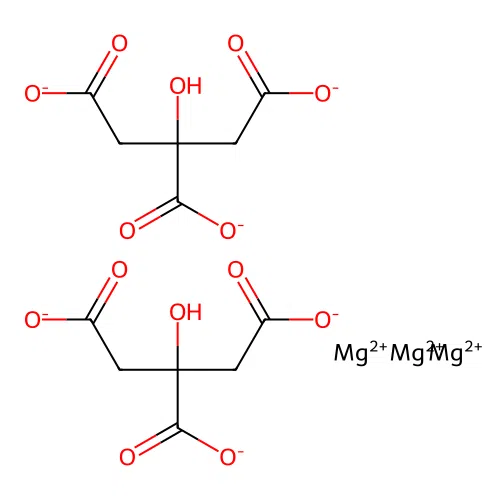 Trimagnesium dicitrate structure