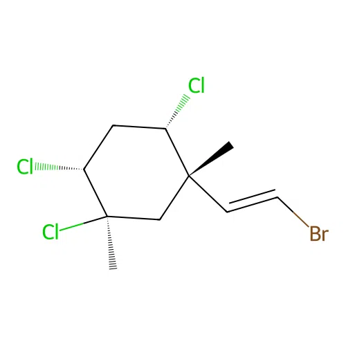 (1S,2S,4R,5R)-1-[(E)-2-bromoethenyl]-2,4,5-trichloro-1,5-dimethylcyclohexane structure