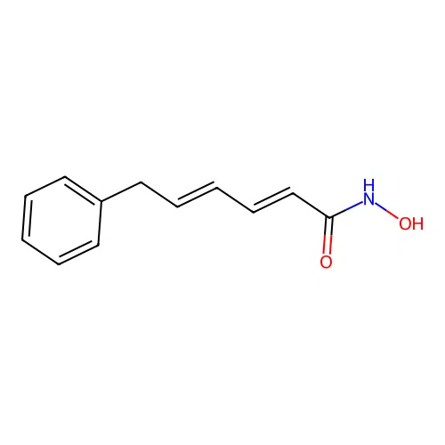 2,4-Hexadienamide, N-hydroxy-6-phenyl-, (E,E)- structure