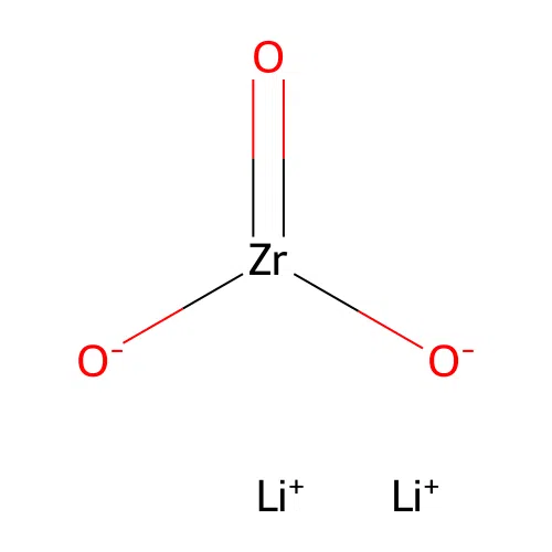 Zirconate (ZrO32-), lithium (1:2) structure