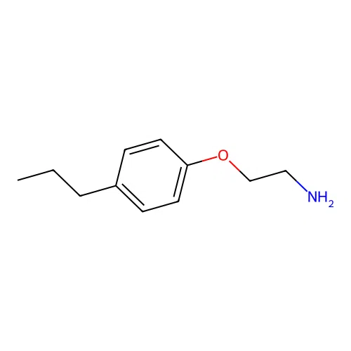 2-(4-Propylphenoxy)ethanamine structure