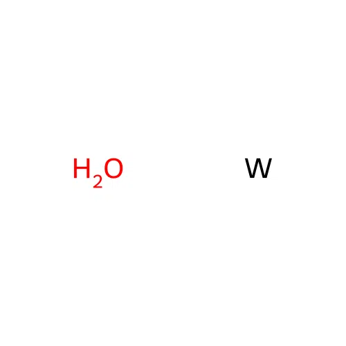 Tungsten-water structure