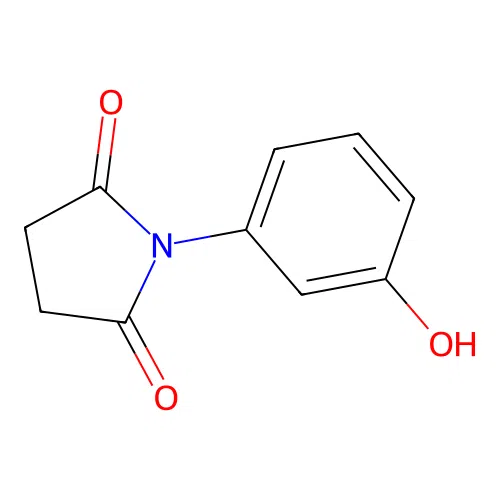 1-(3-Hydroxyphenyl)pyrrolidine-2,5-dione structure