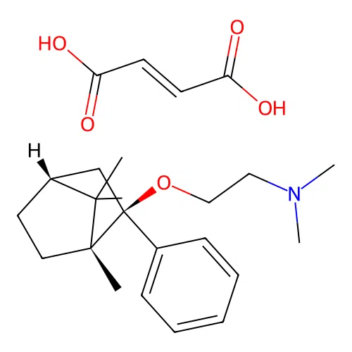 Deramciclane fumarate structure